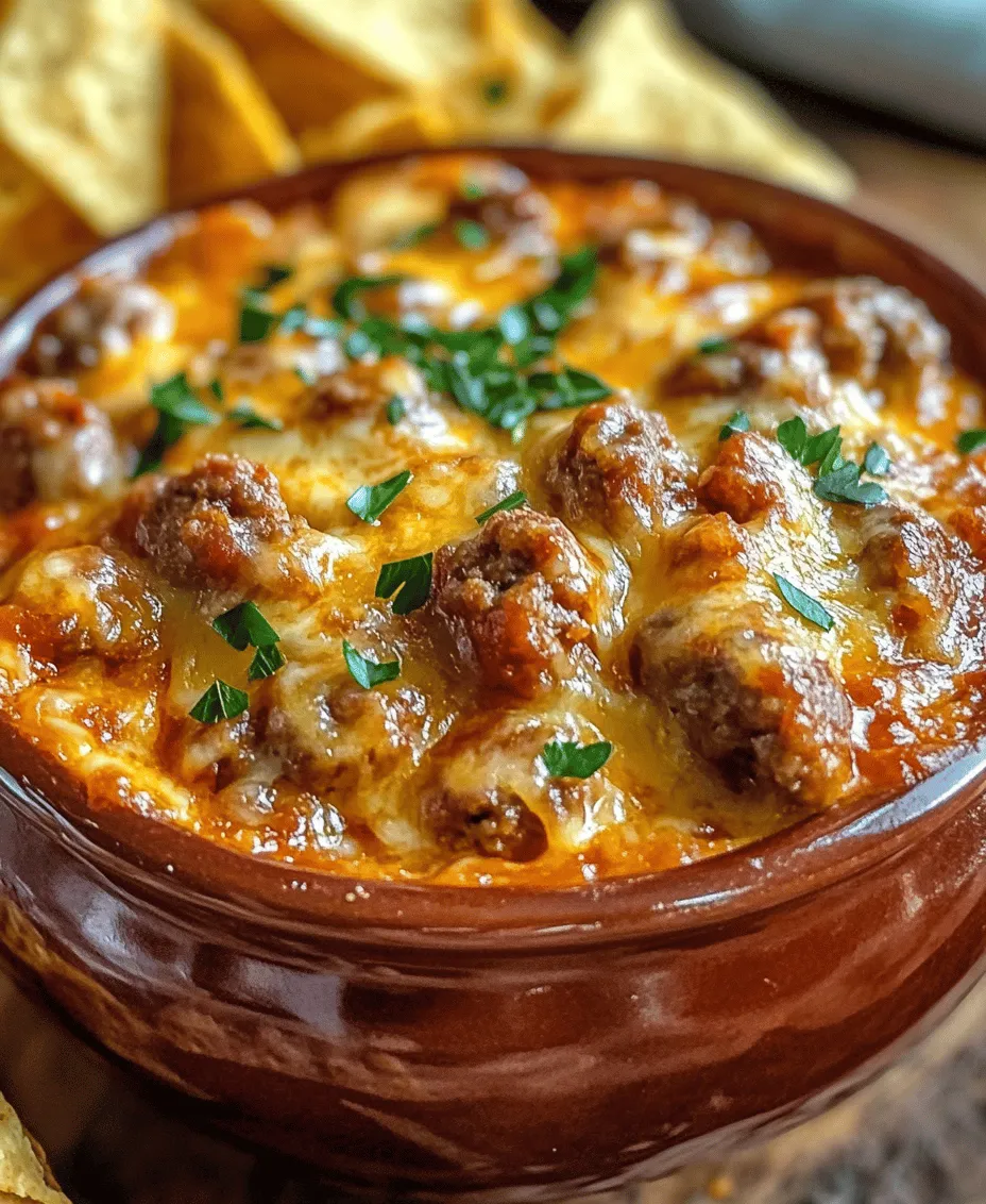 What makes Zesty Italian Sausage Dip so irresistible? It’s the harmonious blend of savory sausage, creamy cheeses, and zesty marinara sauce that elevates this dip to another level. The Italian sausage provides a robust, meaty flavor, while the cream cheese and sour cream contribute to a luscious, smooth texture. To top it all off, melted mozzarella and grated Parmesan create a gooey, cheesy topping that’s hard to resist. Each bite is a delightful explosion of flavors that keeps everyone coming back for more.