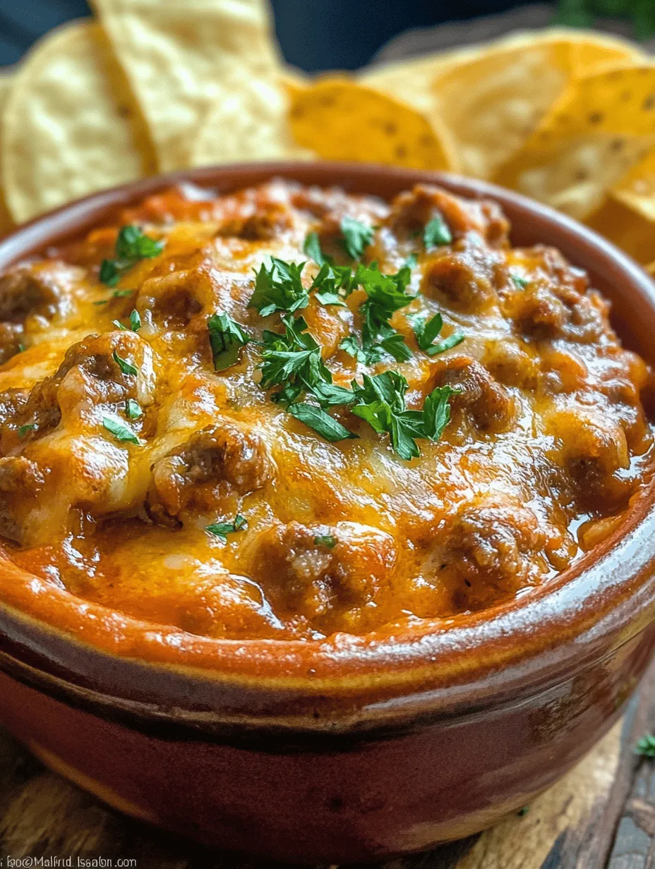 What makes Zesty Italian Sausage Dip so irresistible? It’s the harmonious blend of savory sausage, creamy cheeses, and zesty marinara sauce that elevates this dip to another level. The Italian sausage provides a robust, meaty flavor, while the cream cheese and sour cream contribute to a luscious, smooth texture. To top it all off, melted mozzarella and grated Parmesan create a gooey, cheesy topping that’s hard to resist. Each bite is a delightful explosion of flavors that keeps everyone coming back for more.