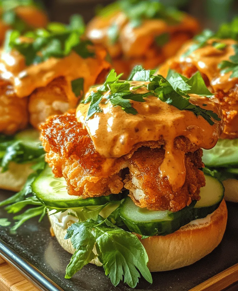 Bang Bang Chicken Sliders are a delightful culinary creation that has taken the food scene by storm. These sliders, characterized by their juicy, flavorful chicken paired with a spicy, creamy sauce, offer a perfect balance of tastes and textures that make them a go-to option for gatherings, parties, or even a cozy night in. Their combination of crispy chicken, zesty sauces, and fresh toppings creates an unforgettable eating experience that keeps everyone coming back for more.