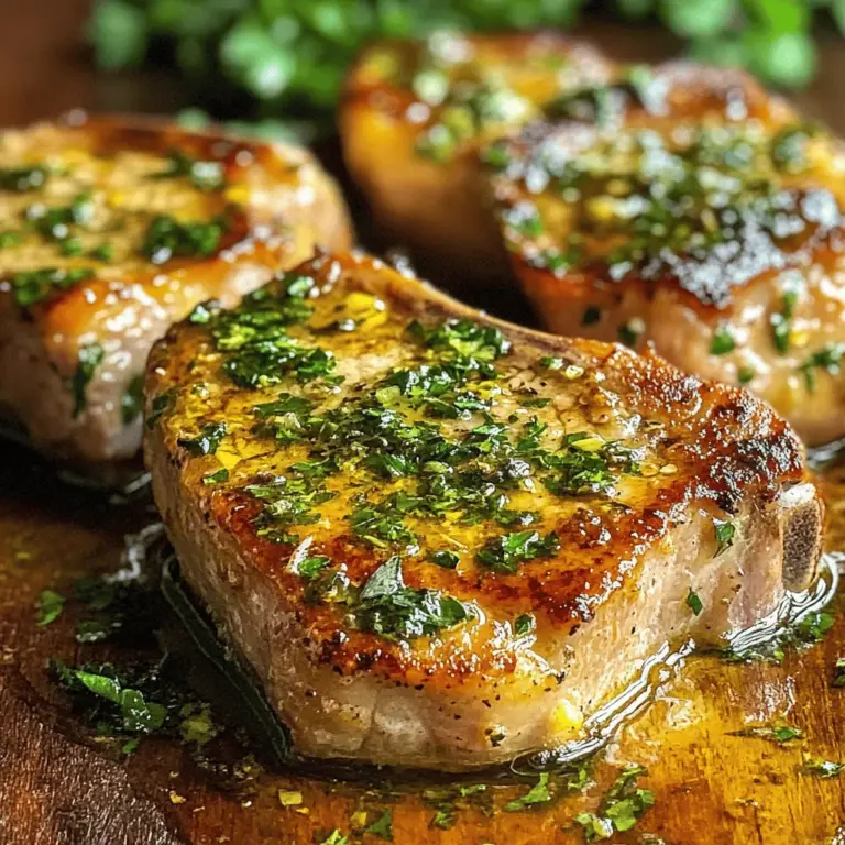 Pork chops are a beloved staple in many kitchens around the world, prized for their versatility and rich flavor. Whether grilled, baked, or pan-seared, pork chops can serve as the star of any meal, making them a popular choice for weeknight dinners and festive gatherings alike. Among the various ways to prepare pork chops, herbed variations stand out for their ability to elevate this simple protein into something truly special. The combination of fragrant herbs and savory garlic butter not only enhances the flavor but also adds an enticing aroma that will have everyone at the dinner table eager to dig in.