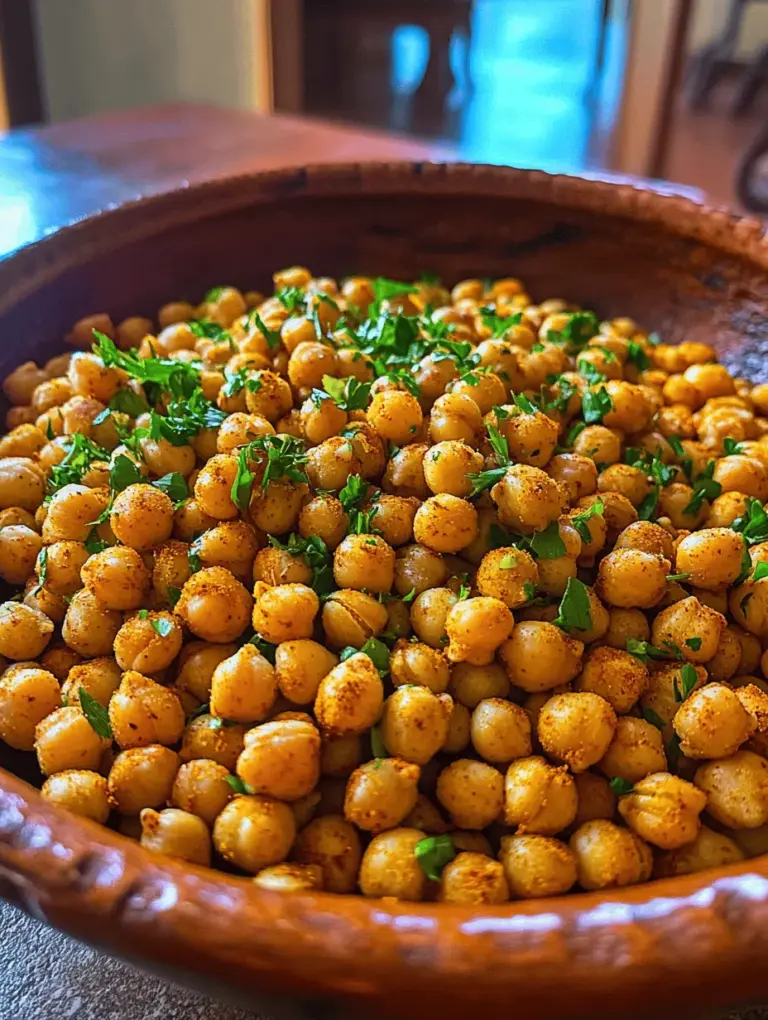 Chickpeas, also known as garbanzo beans, have long been celebrated as one of nature’s most versatile and nutritious ingredients. Rich in protein and fiber, these legumes are not only a staple in various cuisines around the world but also an essential component of a healthy diet. Whether used in salads, stews, or pureed into creamy hummus, chickpeas offer a satisfying texture and a subtle nutty flavor that can elevate any dish. In this article, we’ll explore a delightful recipe for Crispy Spiced Chickpeas with a Zesty Twist, a snack that is not only healthy but also incredibly addictive.