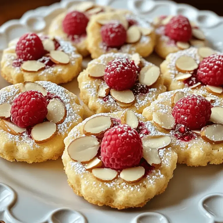 Welcome to the delightful world of baking, where the simple act of mixing ingredients transforms into a sensory experience filled with aromas and flavors. Today, we delve into the wonderful recipe for Raspberry Almond Shortbread Cookies—an exquisite treat that beautifully marries the tartness of fresh raspberries with the nutty essence of almonds. These cookies are not only visually appealing with their vibrant colors but also possess a melt-in-your-mouth texture that is sure to impress anyone who takes a bite.