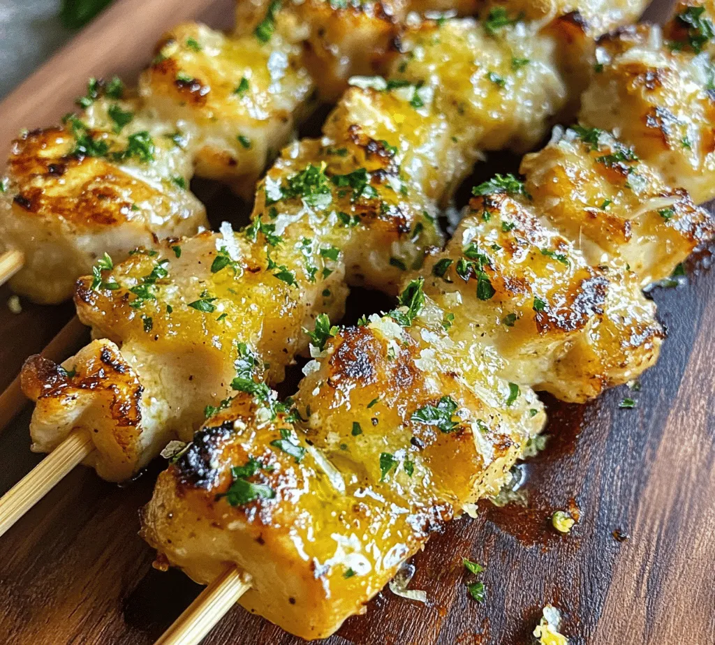 As the warm breeze of summer beckons, nothing captures the essence of outdoor dining quite like a platter of Garlic Parmesan Chicken Skewers. This delightful dish is not only incredibly flavorful but also remarkably easy to prepare, making it a perfect choice for everything from casual weeknight dinners to festive gatherings. The aromatic blend of garlic and Parmesan, coupled with tender chicken, creates a mouthwatering experience that is sure to impress your family and friends.