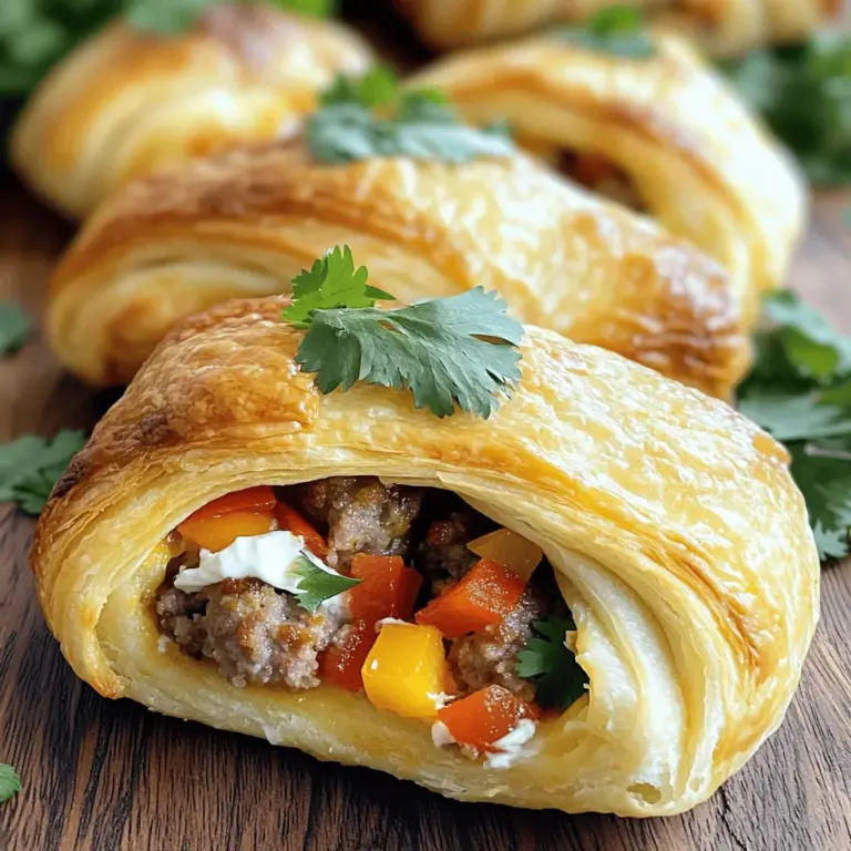 If you’re on the lookout for a delectable appetizer or snack that will impress your guests and satisfy your cravings, look no further than Rotel Sausage & Cream Cheese Crescents. This dish marries the rich flavors of savory sausage and creamy cheese with the zesty kick of Rotel diced tomatoes and green chilies, all enveloped in the buttery, flaky goodness of crescent roll dough. Each bite delivers a delightful mix of textures and tastes, making it a perfect choice for any gathering.