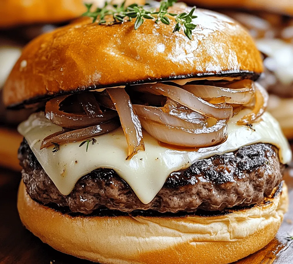 Exploring the world of gourmet burgers often leads us to the delightful combination of flavors that is the French Onion Burger. This recipe embodies the rich, savory essence of classic French onion soup, skillfully marrying it with the juicy goodness of a perfectly grilled beef patty. The French Onion Burger is an extraordinary culinary creation that transcends the ordinary burger experience, making it a favorite among food enthusiasts and casual diners alike.