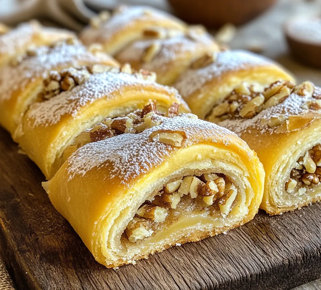 Italian Nut Roll Cookies, or 