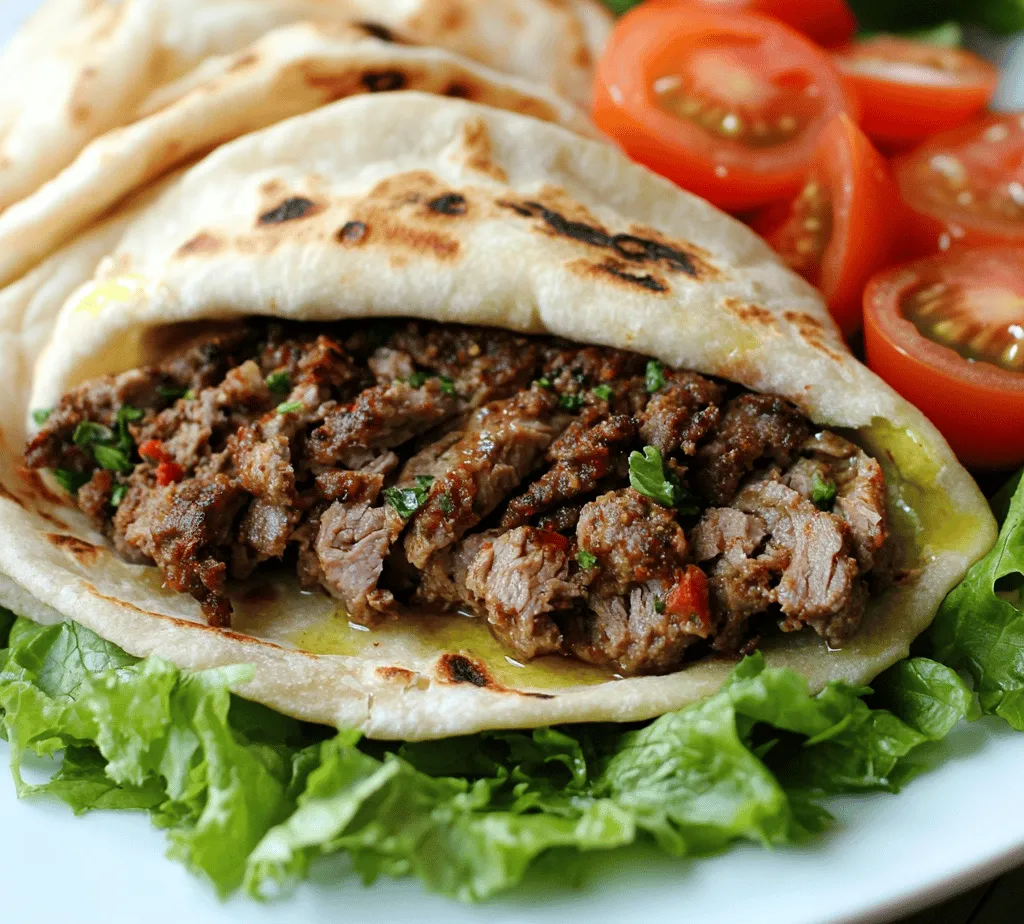 Gyro meat is an iconic dish that transports your taste buds straight to the vibrant streets of Greece. Traditionally, gyros consist of meat that is cooked on a vertical rotisserie, seasoned with a medley of spices, and served in warm pita bread with fresh vegetables and tangy sauces. Our Savory Gyro Meat Delight captures the essence of this beloved dish in a home-cooked format, allowing you to enjoy the rich flavors and cultural significance of gyros without needing a specialized rotisserie.