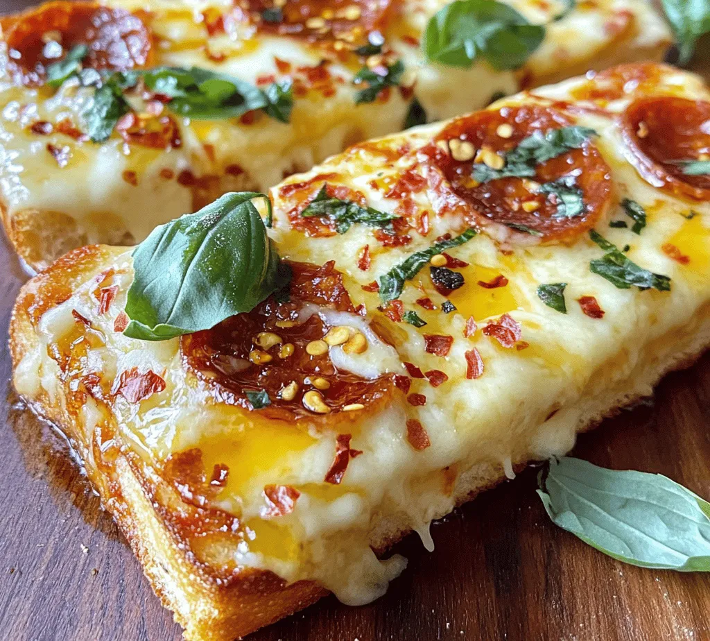 If you’re in search of a dish that tantalizes your taste buds and elevates your snack game, look no further than Hot Honey Garlic Bread Pizza. This innovative culinary creation merges the beloved flavors of garlic bread and pizza, resulting in a delightful blend of savory and sweet that’s sure to please any palate. What makes this dish so appealing is its versatility; it can serve as a snack, an appetizer, or even a casual meal that brings friends and family together. With this easy-to-follow recipe, you can whip up a batch of Hot Honey Garlic Bread Pizza right in your own kitchen, transforming simple ingredients into an extraordinary dish.