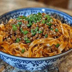 Mongolian Ground Beef Noodles, a dish that beautifully blends the savory flavors of Mongolian cuisine with the convenience of quick weeknight meals, has become a favorite among food enthusiasts. This dish not only celebrates the rich culinary heritage of Mongolia but also caters to the modern palate, making it an ideal option for those who seek both taste and efficiency in their cooking. The robust flavors of ground beef, combined with tender noodles and aromatic ingredients, create a satisfying dish that is equally at home on a dinner table or as a hearty lunch.