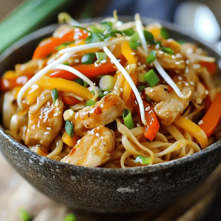 Chicken Chow Mein is a time-honored staple in Chinese cuisine, cherished for its delicious blend of flavors and textures. This stir-fried noodle dish has won hearts worldwide, becoming a favorite not only in Chinese restaurants but also in homes where families gather around the table. The magic of Chicken Chow Mein lies in its versatility; it can be easily customized to suit personal preferences, making it a go-to meal for busy weeknights or special occasions.