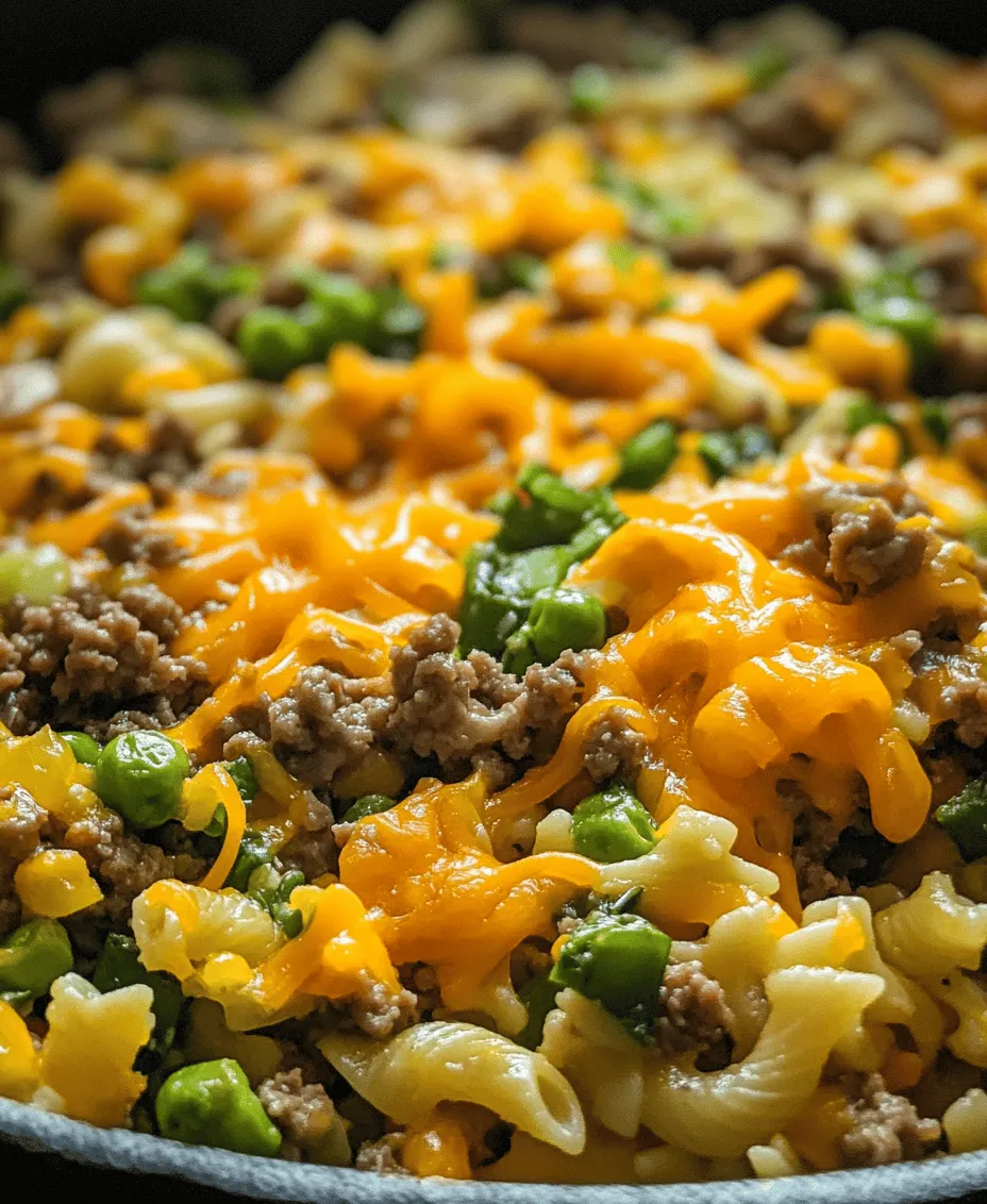 The core components of Cheesy One-Pot Hamburger Delight work harmoniously to create a balanced dish. Here, we will explore each ingredient's role and benefits: