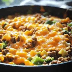 The core components of Cheesy One-Pot Hamburger Delight work harmoniously to create a balanced dish. Here, we will explore each ingredient's role and benefits: