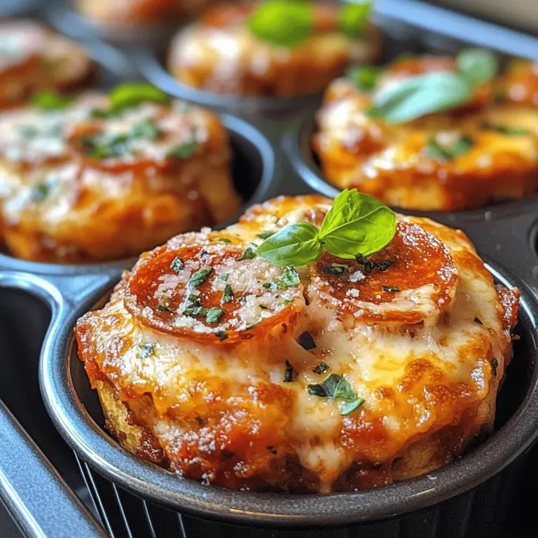 Are you ready to take your pizza game to the next level? Say hello to Deep Dish Pizza Cupcakes, a fun and innovative twist on the classic deep-dish pizza that everyone loves. These delightful mini pizzas are not only visually appealing but also pack a punch of flavor and texture that is sure to impress your friends and family. Perfect for gatherings, parties, or even a cozy family meal, these cupcakes bring the comforting essence of pizza into a portable and shareable form.