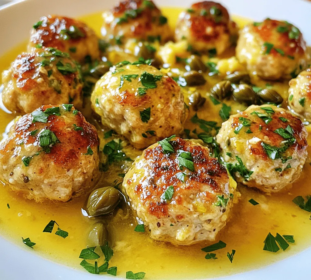 Looking for a meal that strikes the perfect balance between savory and zesty? Look no further than Savory Chicken Meatballs with Zesty Piccata Sauce. This delightful dish offers a burst of flavor in every bite, making it a fantastic option for both weeknight dinners and special occasions. Whether you’re a seasoned cook or just starting your culinary journey, this recipe is sure to impress your family and friends with its unique taste and appealing presentation.