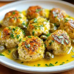 Looking for a meal that strikes the perfect balance between savory and zesty? Look no further than Savory Chicken Meatballs with Zesty Piccata Sauce. This delightful dish offers a burst of flavor in every bite, making it a fantastic option for both weeknight dinners and special occasions. Whether you’re a seasoned cook or just starting your culinary journey, this recipe is sure to impress your family and friends with its unique taste and appealing presentation.