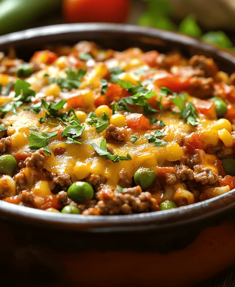 When it comes to family meals that are both hearty and comforting, few dishes can compete with Hobo Casserole Delight. This one-pot wonder is not only a crowd-pleaser but also a perfect solution for busy weeknights or family gatherings. Hobo Casserole Delight is a delicious blend of flavors and textures, featuring ground beef, pasta, and a medley of vegetables, all topped with melted cheese. Its appeal lies in its simplicity and the warmth it brings to the dinner table, making it an ideal choice for those looking to nourish their loved ones without spending hours in the kitchen.