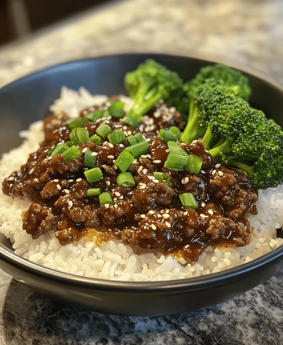 In the realm of quick and satisfying meals, the Korean Ground Beef Bowl stands out as a delightful fusion of flavors that effortlessly brings the taste of Korean cuisine to your dinner table. This dish offers a perfect balance of savory, sweet, and spicy elements that appeal to a variety of palates. Whether you're a seasoned cook or a beginner in the kitchen, this recipe is designed to be simple and approachable, making it an ideal choice for busy weeknights, family dinners, or meal prepping for the week ahead.