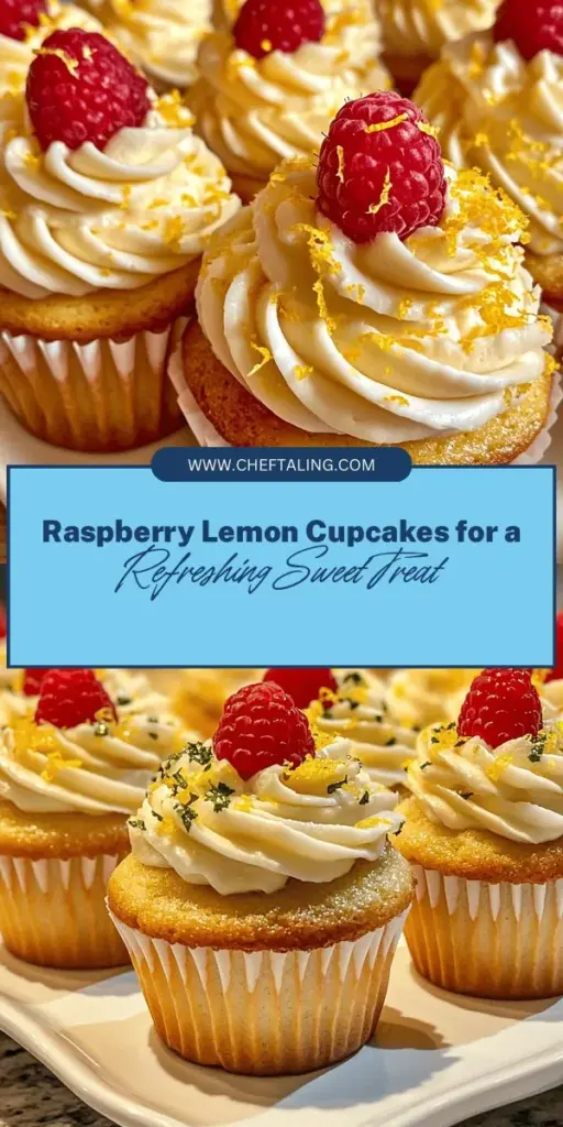 Indulge in the refreshing flavors of Raspberry Lemon Heaven Cupcakes! These delightful treats combine the tartness of fresh raspberries with zesty lemon for a perfect balance of sweetness and acidity. Ideal for any occasion, from summer picnics to tea parties, their vibrant colors and irresistible taste will impress your guests. Discover how to make this delightful dessert and elevate your baking game! #Cupcakes #Dessert #RaspberryLemon #Baking #SweetTreats #SummerBaking #HomeBaking