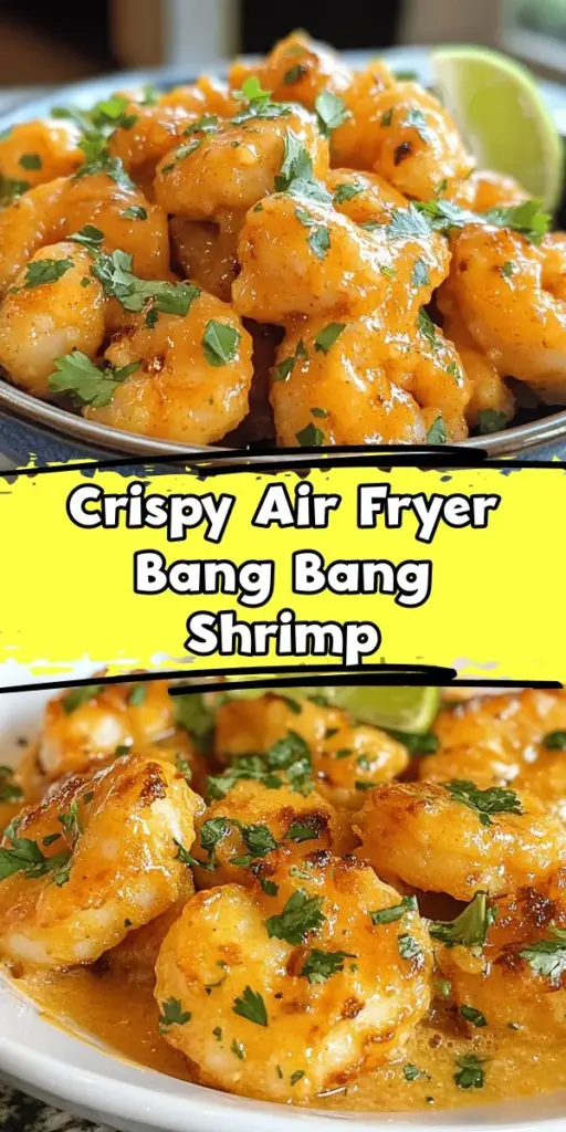 Get ready to impress your taste buds with this Air Fryer Bang Bang Shrimp recipe! Perfectly crispy on the outside and bursting with flavor, this dish is a must-try for seafood lovers. It's quick, easy, and ideal for a weeknight dinner or a healthy lunch meal prep. Whether you're serving it on its own or in tacos, this dish is sure to become a favorite. Click through to discover the full recipe and tips for making it perfectly every time! #EasyRecipesDinnerShrimp #AirFriedCrispyShrimp #HealthyLunchMealPrepAirFryer #ShrimpAndBroccoliAirFryerRecipes #CrispyShrimpAirFryer #DeliciousShrimpRecipes #BangBangShrimpTacosAirFryer #BangBangShrimpNotFried #AirfryerSummerRecipes