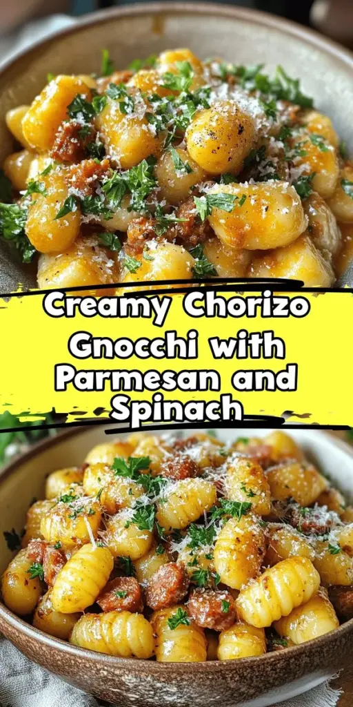 Looking for a delicious weeknight dinner? Try this Creamy Chorizo Gnocchi recipe! With its rich flavors and creamy texture, this dish is the perfect comfort food to warm you up on a cozy evening. Packed with spicy chorizo and tender gnocchi, it’s easy to prepare and a guaranteed crowd-pleaser. Click through to discover the full recipe and make your next meal unforgettable. Perfect for busy Wednesdays and any fall night! #CreamyChorizoGnocchi #SpicyChorizoSoup #LambChorizoRecipes #GnocchiChorizoRecipes #WednesdayDinnerIdeasEasy #ChorizoLinksRecipes #ChorizoGnocchiRecipe #MealsWithChorizo #EasyFallDishes