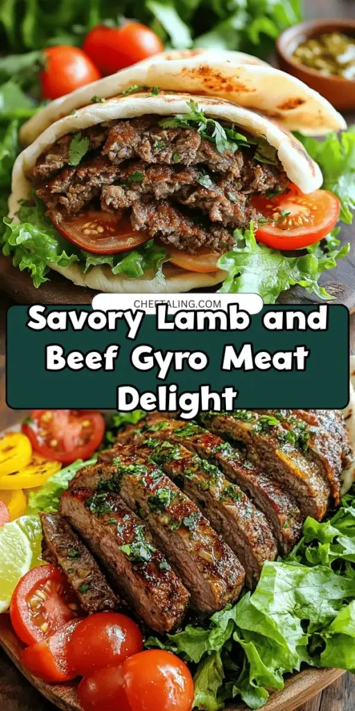 Try this delicious and easy Gyro Meat Recipe that brings the flavors of Greece right to your kitchen! Perfectly seasoned and made with ground lamb, this homemade gyro meat will impress your family and friends. Whether you're following a keto diet or just craving something tasty, our recipe is sure to satisfy. Explore how to make these flavorful gyros using ground lamb or beef, and impress everyone with your culinary skills. Click through to discover the full recipe and tips for making the best gyros, including suggestions for air frying. Don't miss out on this delightful dish! #KetoGyroRecipe #HomemadeGyroMeatGroundLamb #GyrosWithGroundLamb #HowToMakeDonairMeat #GreekLambGyroRecipe #EasyGreekGyros #GyroGroundBeef #KetoGyroMeat #AirFryerGyroMeat