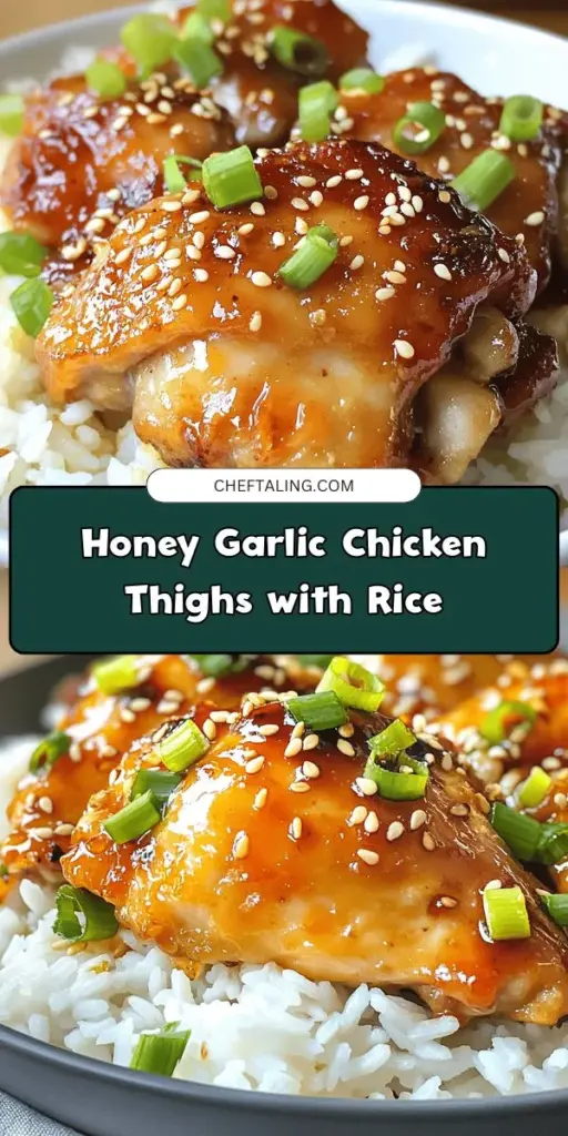 Discover the mouthwatering flavors of Honey Garlic Chicken with this easy-to-follow recipe! Perfectly tender chicken is coated in a sweet and savory honey garlic sauce that will delight your taste buds. This dish is not only simple to make but also a crowd-pleaser for any occasion. Ready to impress your family at dinner? Click through to explore the full recipe and make this delicious Honey Garlic Chicken tonight! #HoneyGarlicChicken #EasyRecipes #DinnerIdeas #YummyEats #FoodieFavorites