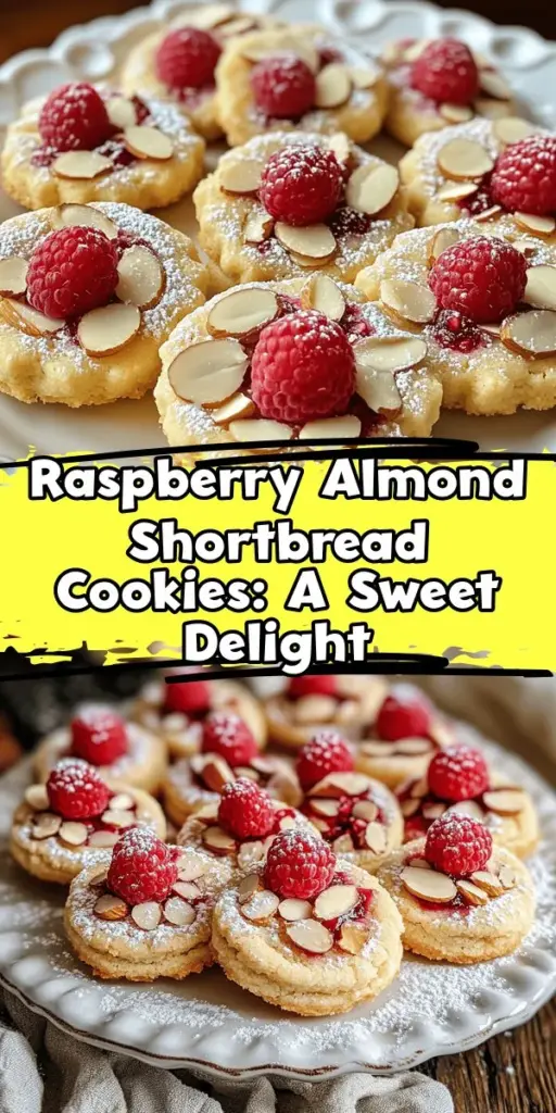 Discover the joy of baking with these Raspberry Almond Shortbread Cookies! This delightful recipe combines the tartness of fresh raspberries with the nutty flavor of almonds, resulting in a melt-in-your-mouth treat. Perfect for any occasion, these cookies are easy to make and beautifully appealing. Share them with family and friends, or enjoy them yourself! Get ready to impress with this tasty twist on a classic! #Baking #Cookies #Shortbread #Raspberry #Almond #Desserts #SweetTreats