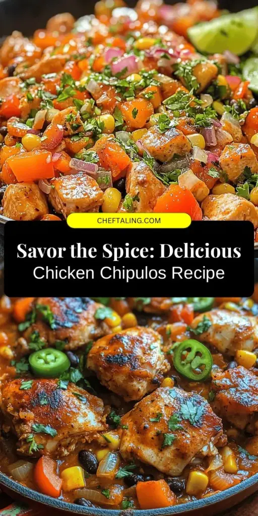 Discover the vibrant flavors of Spicy Chicken Chipulos, a comforting dish that brings people together! With tender chicken thighs, fresh veggies, and a blend of aromatic spices, this recipe transforms any gathering into a special occasion. Learn how to prepare this easy yet flavorful meal that’s perfect for cozy dinners or festive barbecues. Make delicious memories with every bite! #SpicyChickenChipulos #ComfortFood #RecipeIdeas #Foodie #HomeCooking #FlavorfulMeals