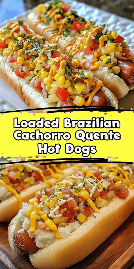 Discover the delicious world of Cachorro Quente, the ultimate hot dog experience! This blog post dives into the vibrant flavors of Venezuelan and Brazilian street food, featuring recipes that elevate traditional hot dogs to a whole new level. Learn how to prepare marinated hot dogs, explore various toppings, and even try a Chicago dog twist! Perfect for casual gatherings or a quick meal, these Cachorro Quente recipes will delight your taste buds. Click through to explore mouthwatering recipes and get ready to impress your friends and family. Don’t miss out! #CachorroQuente #VenezuelanHotDogs #SausageStreetFood #BrazilianHotDog #TypesOfHotDogs #BrazilianHotDogRecipe #MarinatedHotDogsRecipes #MealsWithHotDogs #ChicagoDogRecipe #HotdogsRecipes