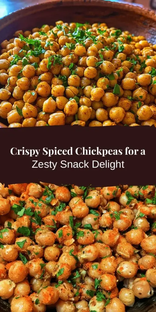 Looking for a healthy and tasty snack? Try these crispy spiced chickpeas with a zesty twist! Packed with protein and fiber, these chickpeas are roasted to perfection with a blend of warm spices and finished with a burst of lemon juice. Perfect as a standalone treat, salad topping, or an addition to grain bowls, they’re addictive and nutritious. Enjoy a crunchy snack that satisfies without the guilt! #CrispyChickpeas #HealthySnacking #PlantBased #ChickpeaDelight #ZestyTwist