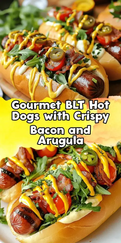 Discover the ultimate twist on a classic favorite with these Gourmet BLT Hot Dogs! Get ready to elevate your summer cookouts by combining all the delicious flavors of a BLT with juicy hot dogs, topped off with a creamy ranch sauce that will leave everyone wanting more. Perfect for family gatherings or casual weeknight dinners, this recipe is sure to impress. Click through to explore the full recipe and make your next meal a gourmet experience! #GourmetBlt #CreamyRanchSauce #SandwichMelts #BaconHotDogs #RanchSauce #GourmetHotDogs #HotDogToppings #SpringPasta #CreamyRanch