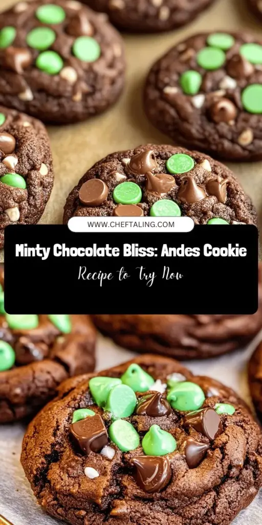 Indulge in the festive joy of baking with these delicious Andes Mint Chocolate Cookies! Combining rich chocolate and refreshing mint, these treats are perfect for holiday gatherings or a sweet snack at home. With simple ingredients and easy steps, you can create cookies that are soft, chewy, and bursting with flavor. Share them with loved ones or enjoy them with a glass of milk. Bake your way to happiness! #AndesMintCookies #HolidayBaking #ChocolateMint #CookiesFromScratch #BakingJoy #SweetTreats