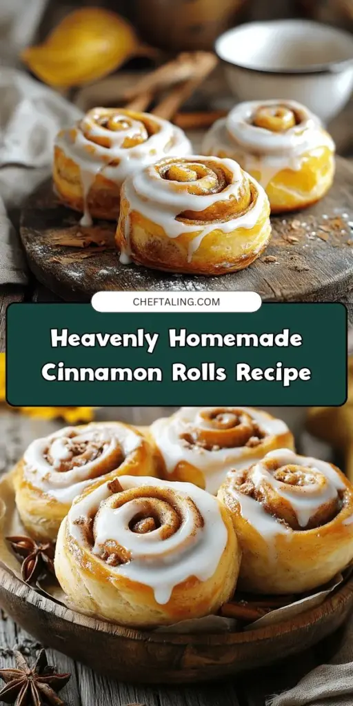 Indulge in the comforting warmth of homemade cinnamon rolls with this heavenly recipe! Learn how to create soft, fluffy rolls topped with a creamy glaze that will impress everyone at your brunch or family gathering. With step-by-step instructions, you'll discover the magic behind every ingredient and technique. Unleash your inner baker and fill your home with the sweet aroma of cinnamon today! #CinnamonRolls #Baking #HomemadeTreats #Dessert #BrunchIdeas