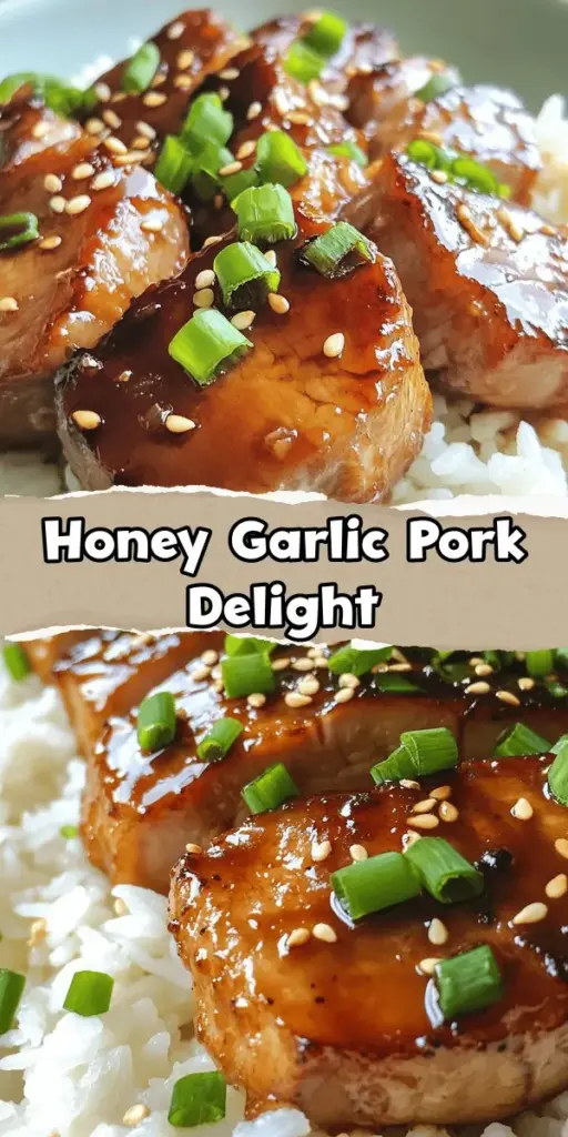 Discover the perfect balance of sweet and savory with this Honey Garlic Pork Tenderloin recipe! Tender and flavorful, this dish is easy to prepare and ideal for both weeknight dinners and special occasions. Marinated in a delicious blend of honey, soy sauce, and garlic, this pork tenderloin is sure to impress. Serve it with steamed rice and veggies for a complete meal. Try it and satisfy your taste buds tonight! #HoneyGarlicPork #PorkTenderloin #EasyRecipes #SavorySweet #DinnerInspiration