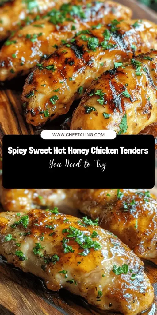 Discover the deliciousness of Hot Honey Chicken Tenders with this easy recipe that combines sweet and spicy flavors for a satisfying meal. Marinate the chicken in buttermilk for maximum tenderness, then coat it in a crunchy spice-infused mixture before frying to perfection. Drizzle with a homemade hot honey glaze for an irresistible finish. Perfect for family dinners or gatherings! Get cooking and impress everyone! #HotHoneyChicken #ChickenTenders #ComfortFood #RecipeIdeas #FoodieFavorites #HomemadeCooking