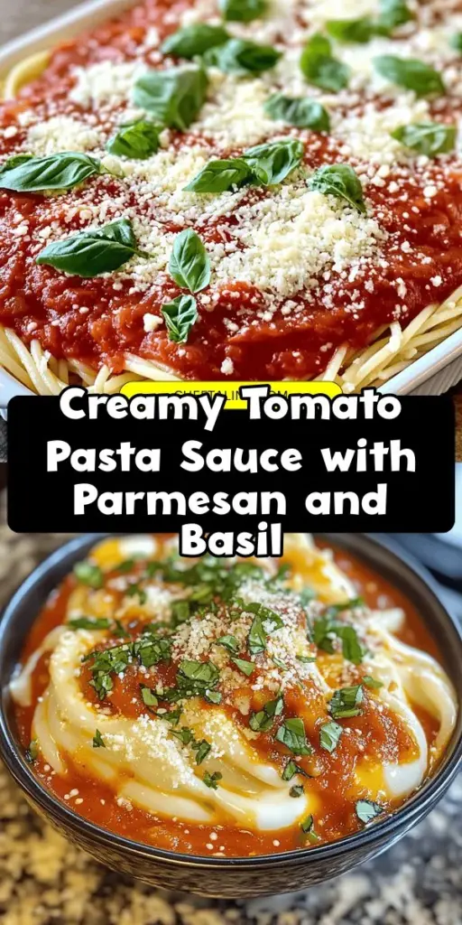 Discover the ultimate comfort food with our Tomato Pasta Sauce with Cream Cheese recipe! This easy-to-make sauce blends the rich flavors of tomatoes and the creamy goodness of cream cheese, creating a delightful meal that's perfect for weeknight dinners. Whether you’re a busy parent or just looking for a quick and delicious pasta dish, this creamy tomato sauce is a game changer! Ready in under 30 minutes, it's sure to impress your family and friends. Click to explore this mouthwatering recipe today and elevate your pasta nights! #PastaSauceWithCreamCheese #SauceWithCreamCheese #EasyTomatoPastaSauce #CreamCheeseRecipe #CreamyPastaRecipes #TomatoPastaSauce #PastaDinners