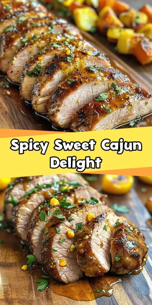 Discover the magic of Cajun Honey Pork Tenderloin, where spicy Cajun flavors meet sweet honey for a dish that delights the senses! Perfect for any occasion, this easy-to-follow recipe offers tender pork infused with bold spices and a hint of sweetness. Whether you're hosting a dinner party or enjoying a family meal, this dish is sure to impress. Elevate your cooking game with this flavorful recipe! #CajunPork #HoneyGlazed #EasyDinner #FlavorfulMeals #CookingAtHome #RecipeIdeas