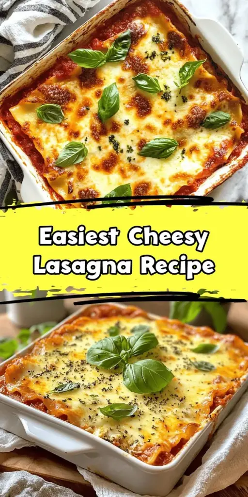 Discover the easiest lasagna recipe that will leave everyone asking for seconds! This simple, delicious dish is perfect for busy weeknights or family gatherings. With layers of cheesy goodness and a homemade pasta sauce that’s easy to whip up, you’ll be serving smiles in no time. Whether you're new to cooking or just looking for a quick meal idea, our easy homemade lasagna recipe is a must-try. Click through to explore the full recipe and elevate your dinner game today! #RecipesForLasagnaEasy #SimpleHealthyLasagnaRecipe #EasyGoodLasagnaRecipe #BigBatchLasagna #HomemadePastaSauceForLasagna #EasyHomemadeLasagnaRecipe #EasyHomemadeLasagnaSimple #AmazingLasagnaRecipe #BakedLasagnaRecipeRicotta