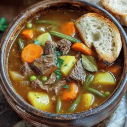 Vegetable Beef Soup Flavorful and Hearty Recipe