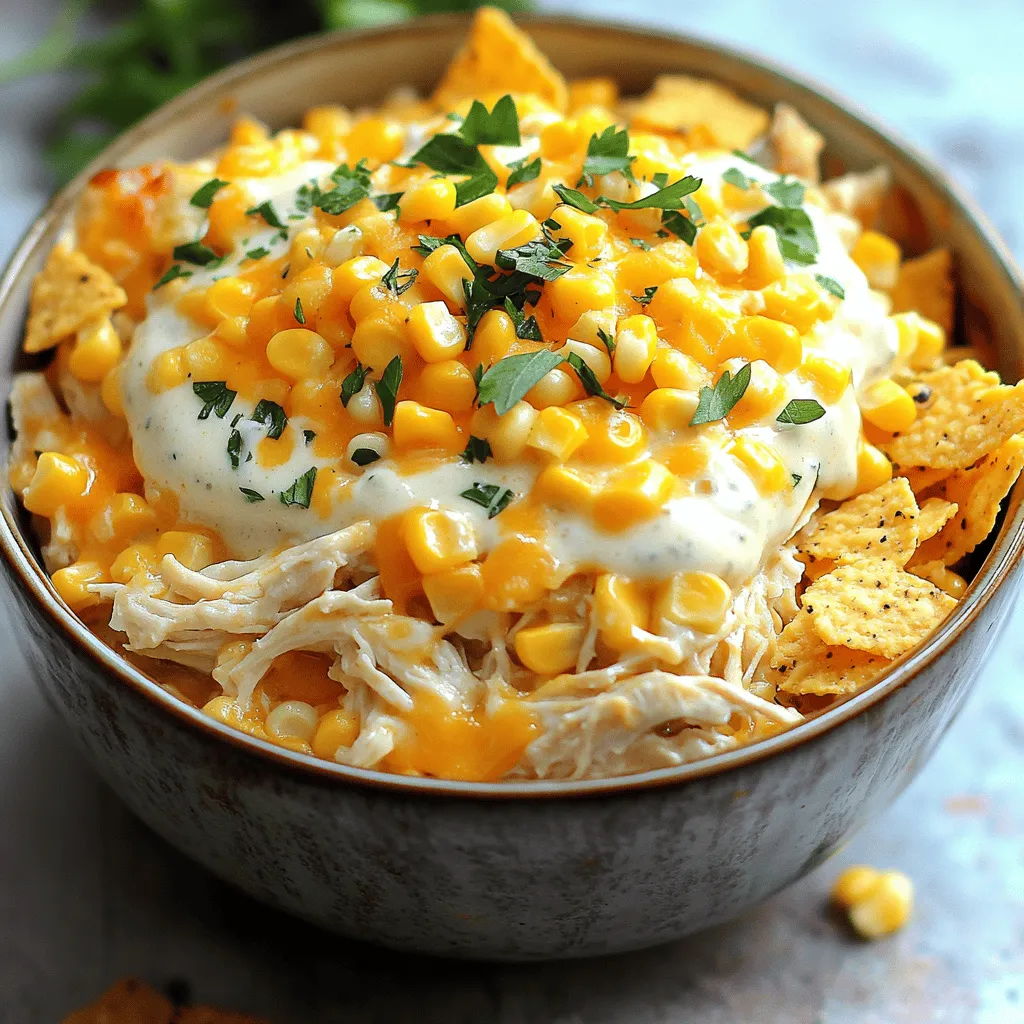 To make a tasty Slow Cooker Corn Chicken Casserole, you need a few key ingredients. These ingredients come together to create a creamy chicken dish that is both filling and comforting. Here’s a closer look at what you will need.