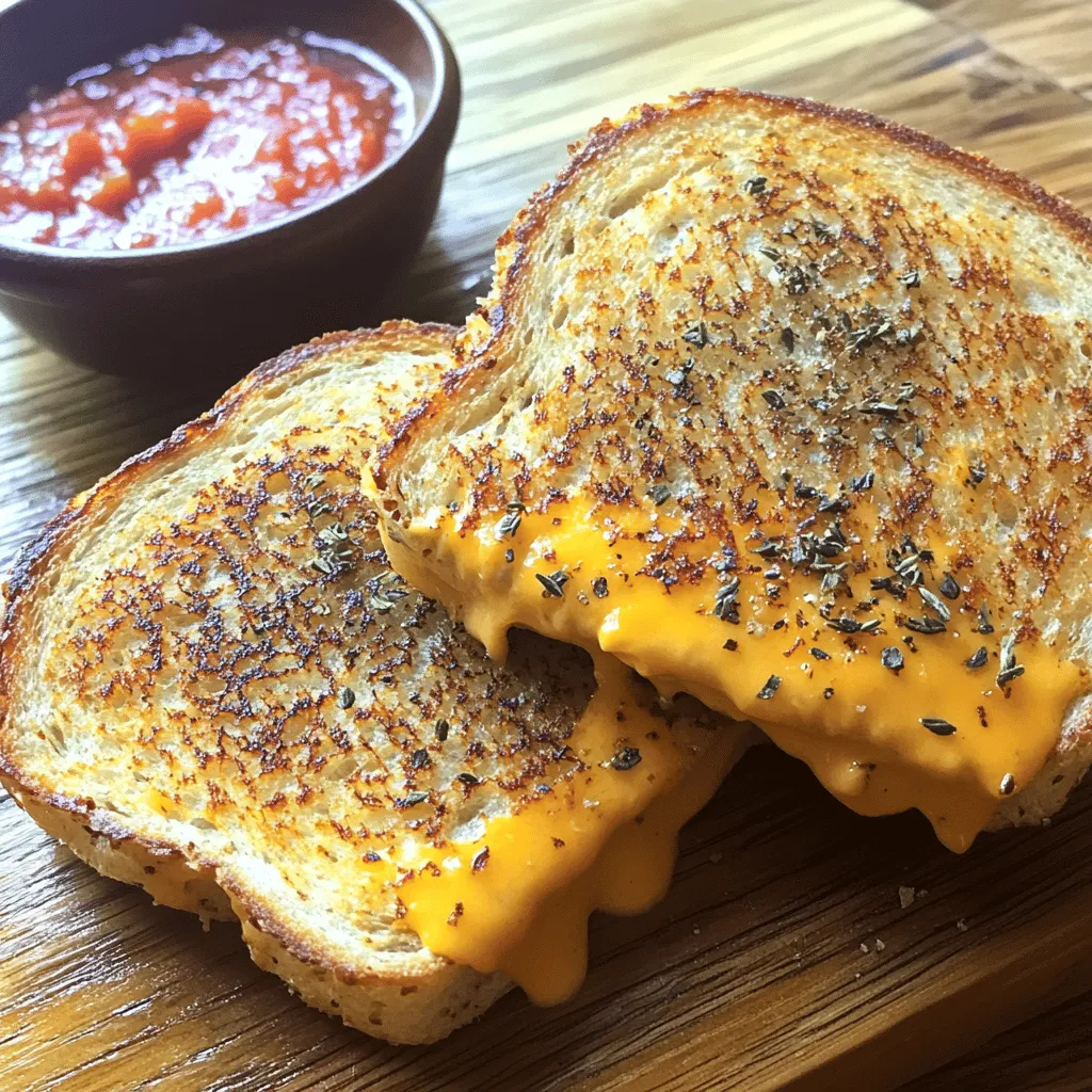 To make a great air fryer grilled cheese, you need a few key ingredients. First, choose your bread. Sourdough or whole grain works best. These breads add flavor and texture. Next, select the cheese. The best cheese for air fryer grilled cheese is cheddar. It melts well and has great taste. You can also try mozzarella or gouda for a twist.