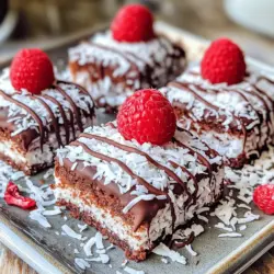 For a great raspberry lamington recipe, you need simple, fresh ingredients. The key items are flour, baking powder, and butter. You will also need granulated sugar, eggs, and vanilla extract. Milk adds moisture, while fresh raspberries provide a burst of flavor.