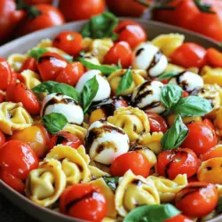 Caprese Tortellini Pasta Salad: A Refreshing Italian Delight