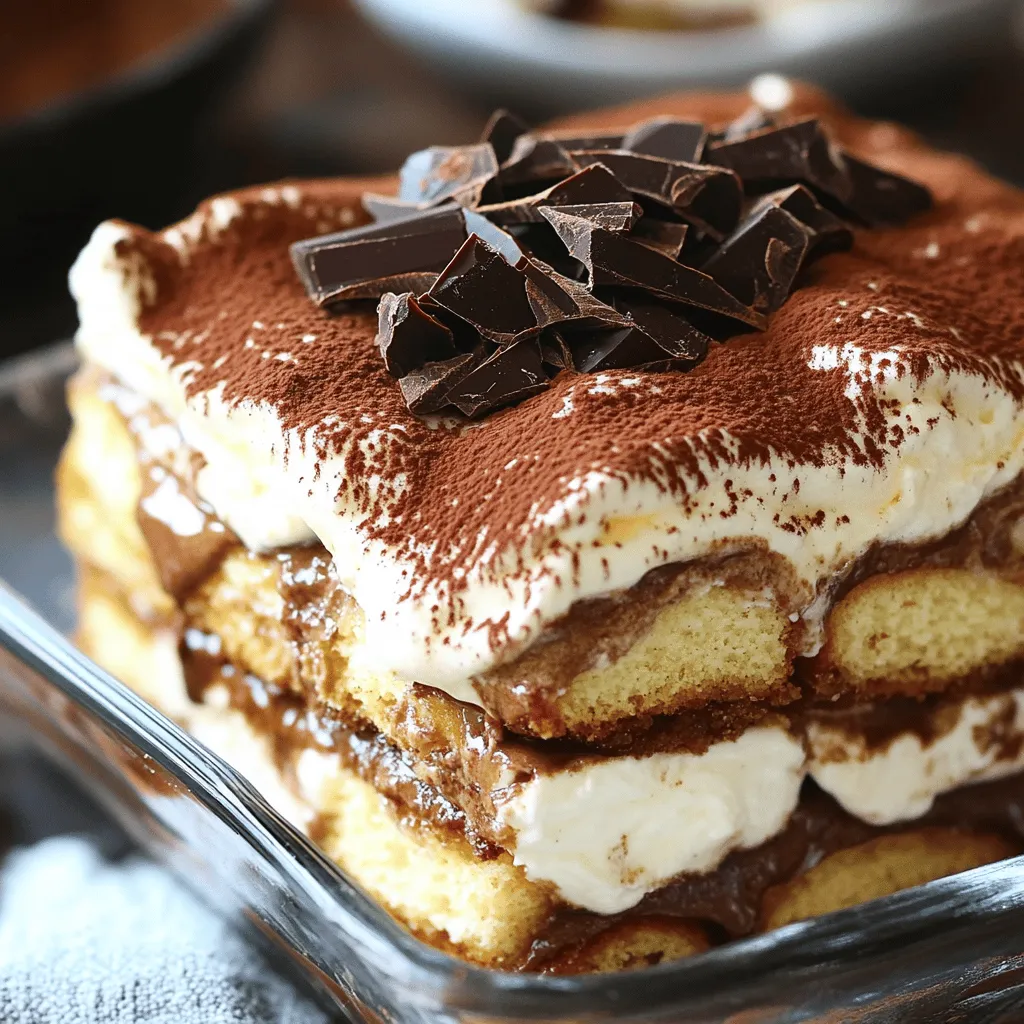 To make a great tiramisu, you need key ingredients. A classic tiramisu recipe calls for strong brewed coffee, cocoa powder, eggs, sugar, mascarpone cheese, heavy cream, vanilla extract, and ladyfinger cookies. Each ingredient plays a big role in the taste and texture.