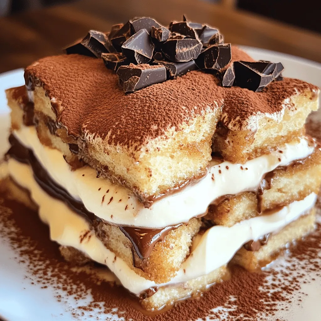 To make a great tiramisu, you need key ingredients. A classic tiramisu recipe calls for strong brewed coffee, cocoa powder, eggs, sugar, mascarpone cheese, heavy cream, vanilla extract, and ladyfinger cookies. Each ingredient plays a big role in the taste and texture.