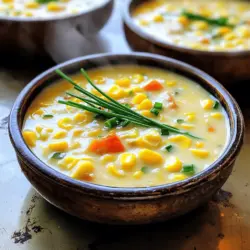 Creamy Dreamy Corn Chowder: A Heartwarming Recipe for Every Season