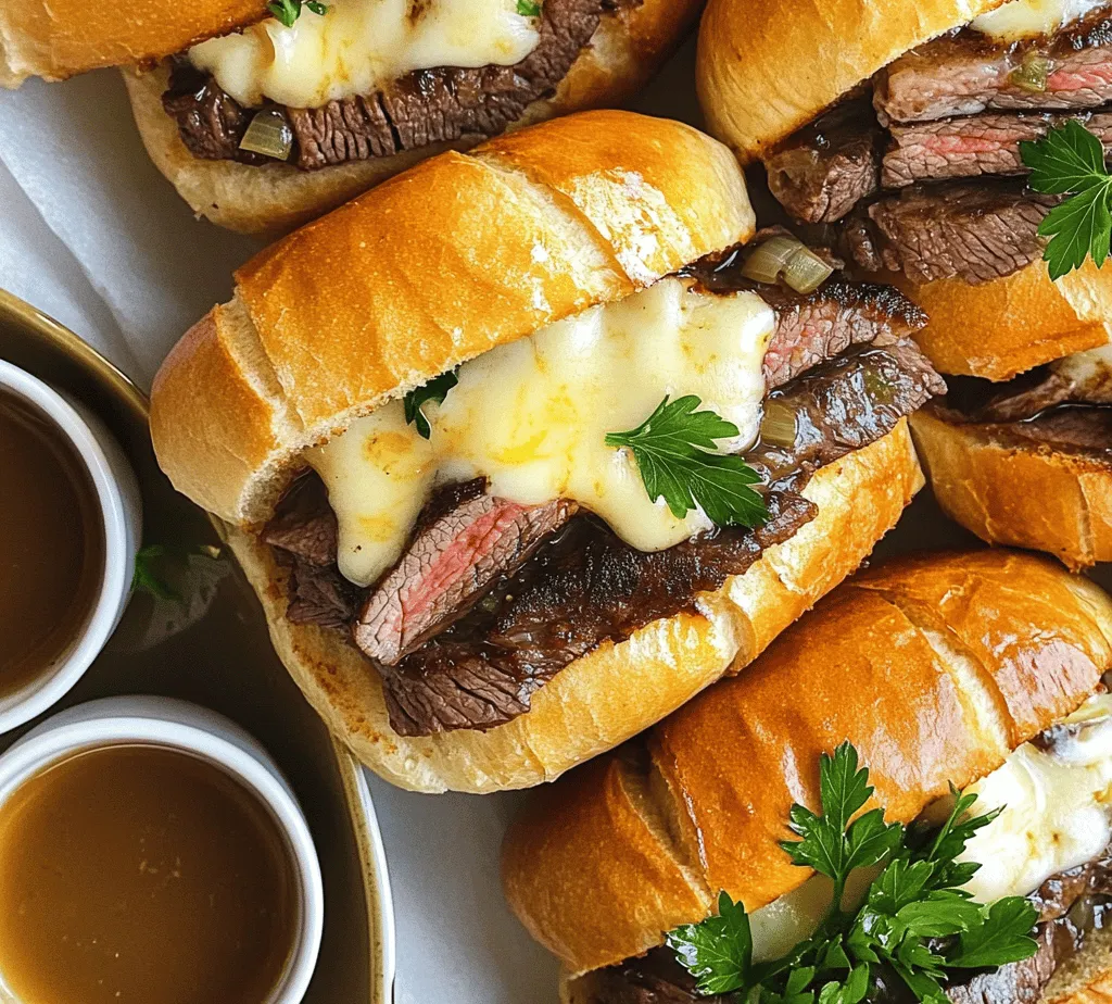 If you’re looking for a sandwich that embodies comfort and indulgence, look no further than the Savory French Dip Delight. This delectable creation combines the rich flavors of tender beef, the gooey goodness of melted cheese, and the savory depth of a rich broth, making it a quintessential favorite for many food lovers. Its roots delve deep into American culinary history, and its appeal resonates in kitchens and restaurants alike, where it has become a staple on menus.