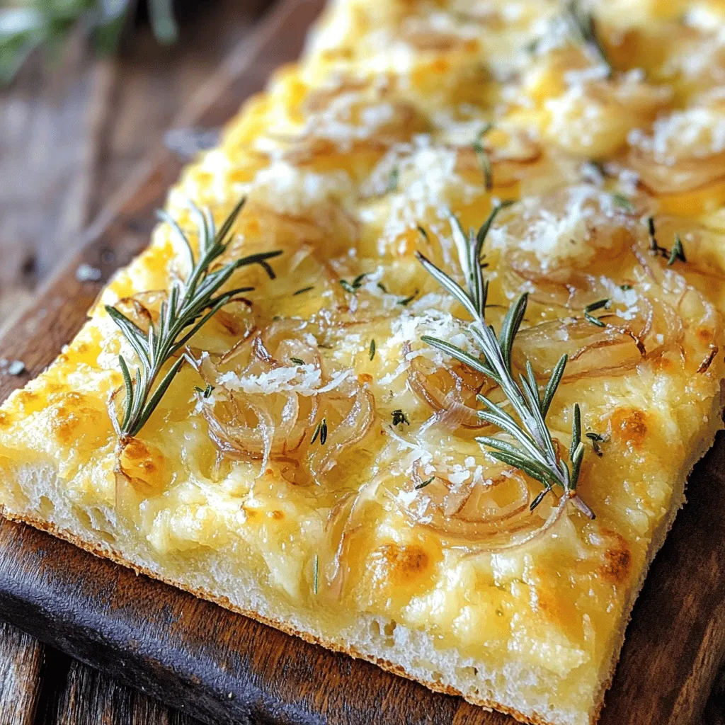 To make a great cheesy focaccia recipe, you need simple, fresh ingredients. Each one plays a vital role in flavor and texture.