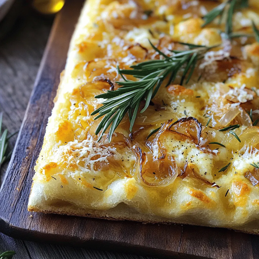 To make a great cheesy focaccia recipe, you need simple, fresh ingredients. Each one plays a vital role in flavor and texture.