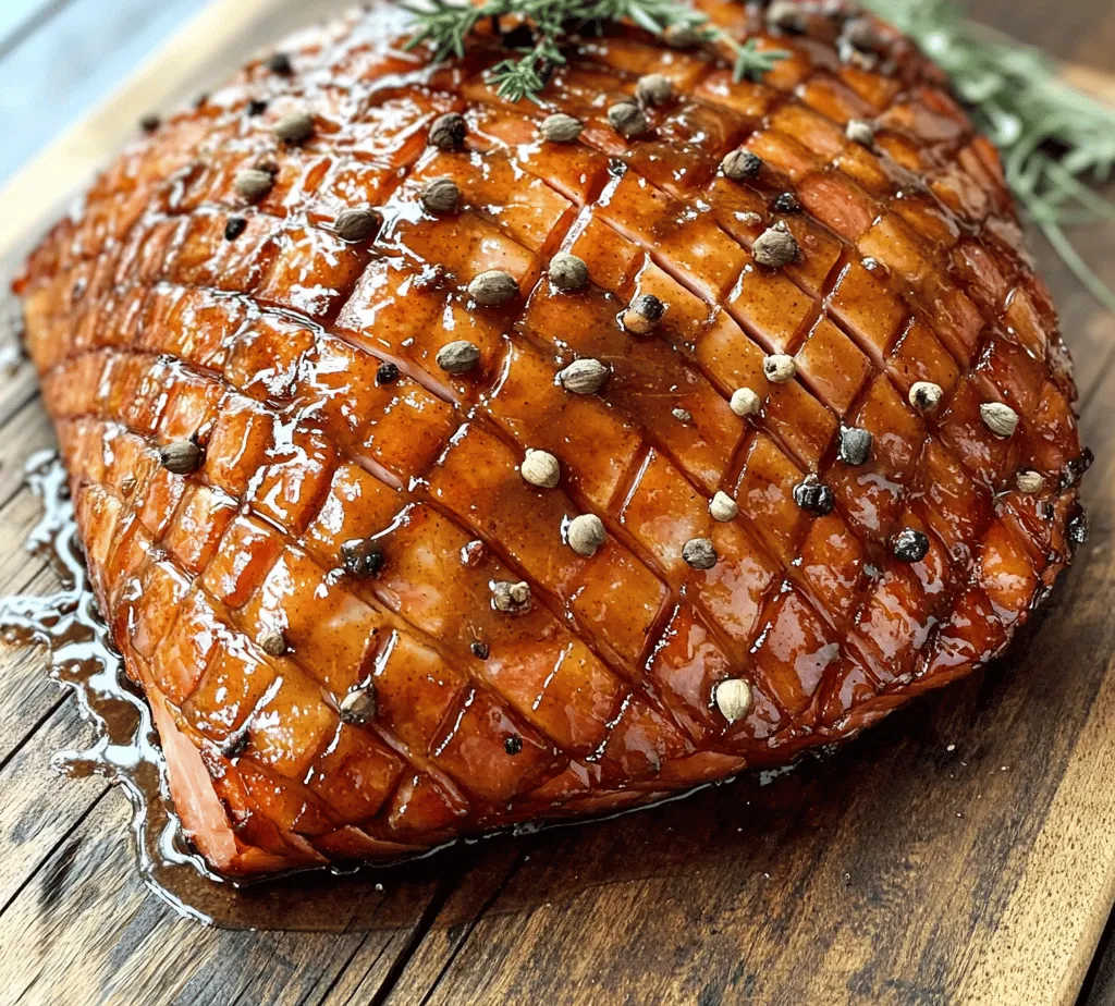 When it comes to holiday feasts and family gatherings, few dishes can rival the appeal of a beautifully glazed ham. The Sweet and Savory Brown Sugar Glazed Ham stands out not just for its rich flavors but also for its eye-catching presentation, making it a centerpiece that invites conversation and satisfaction. The allure of this dish lies in its harmonious blend of sweet and savory notes, achieved through a carefully crafted glaze that elevates the ham's natural flavors. Whether you're preparing for Easter, Thanksgiving, or a special family reunion, this recipe promises to be a crowd-pleaser.